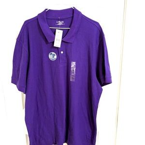 Men's Classic Polo Shirt in Deep Purple